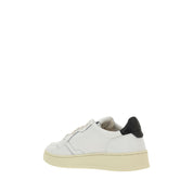 White Calf Leather Bos Taurus Low Top Sneakers