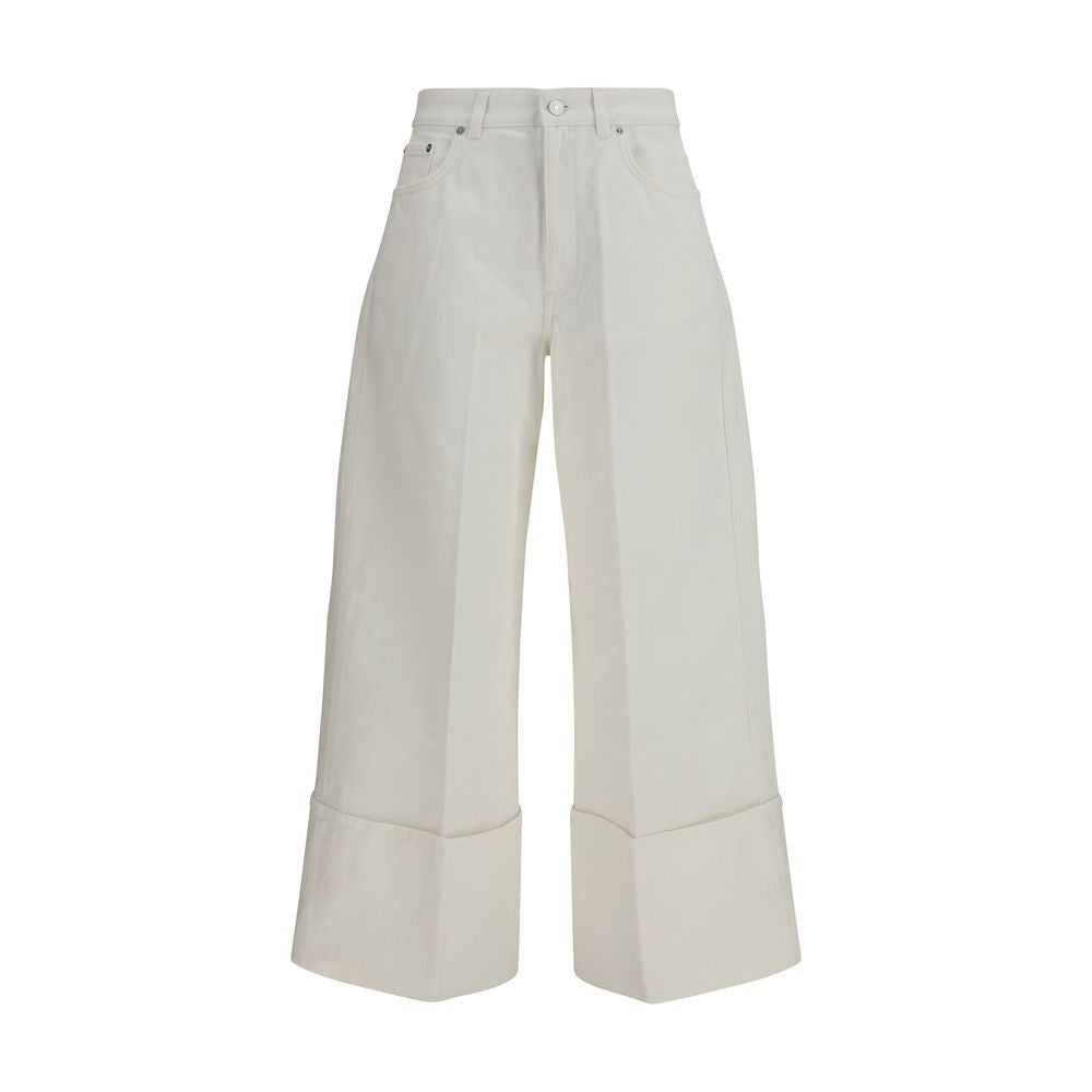 White Cotton Jeans Denim