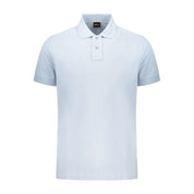 Azzurro Cotton Mens Polo Shirt