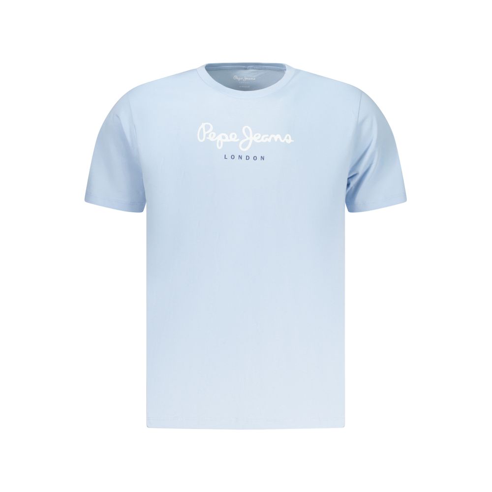 Azzurro Cotton Men T-Shirt