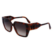 Brown Injected Sunglasses