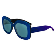 Blue Injected Sunglasses