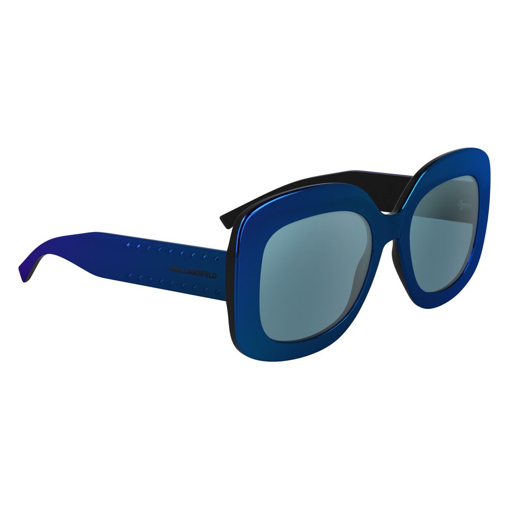 Blue Injected Sunglasses