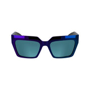 Blue Injected Sunglasses