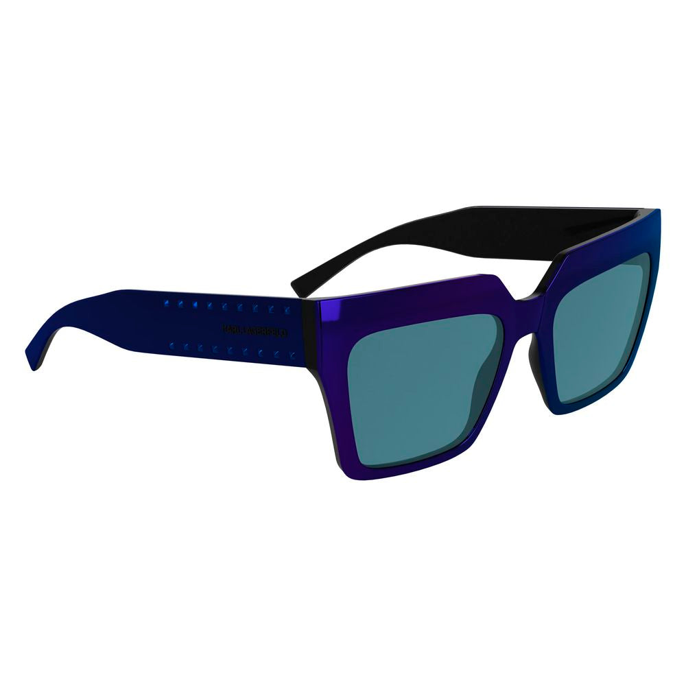Blue Injected Sunglasses