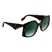 Brown Injected Sunglasses