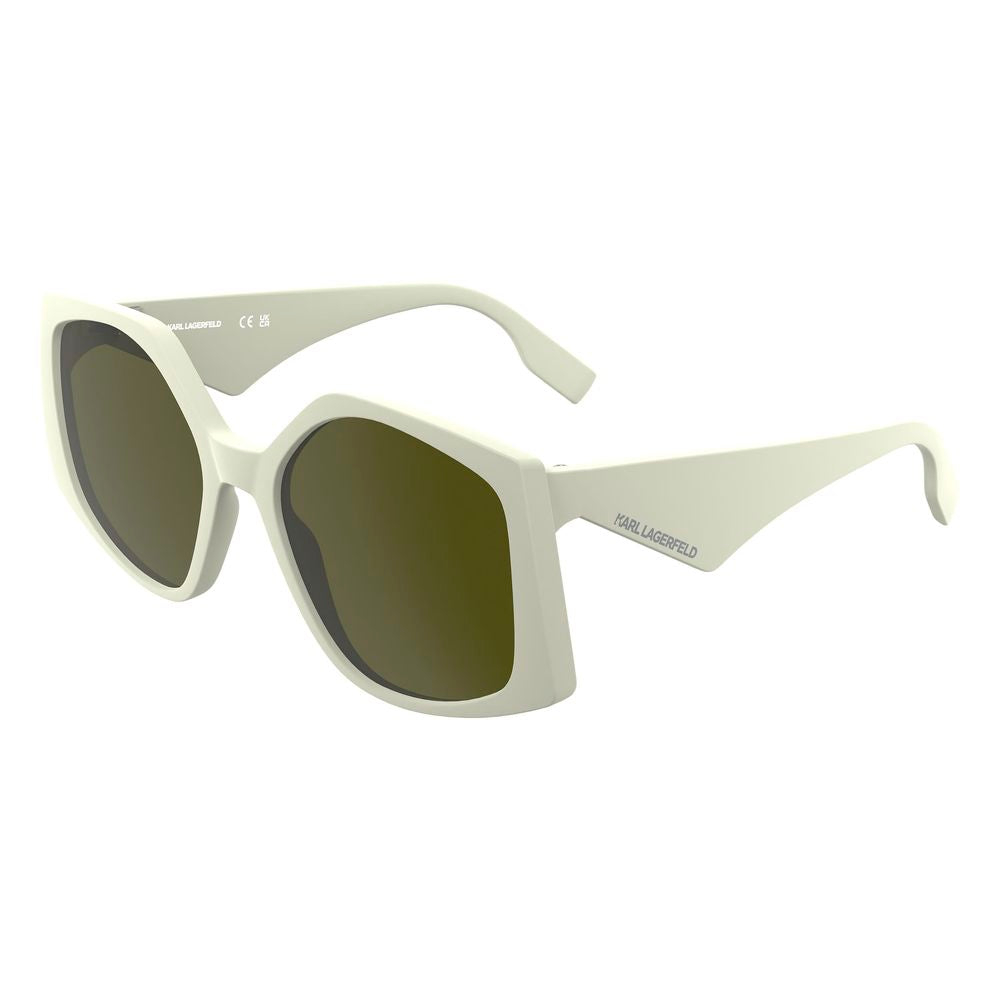 White Injected Sunglasses