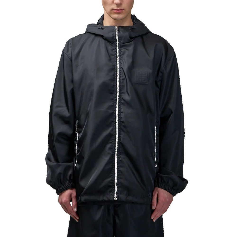 Black Nylon Shell Jacket