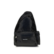 Black Nylon Backpack