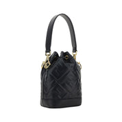Black Calf Leather Bos Taurus Backet Bag