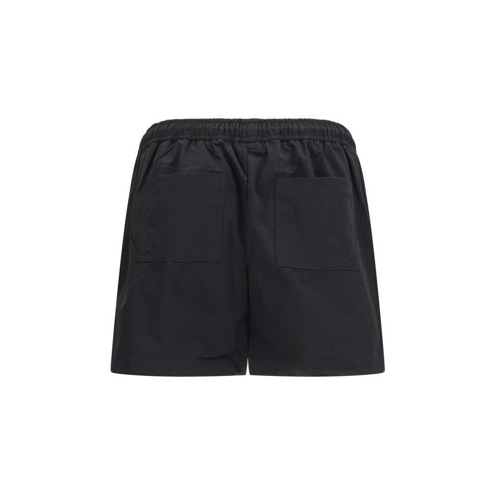 Black Polyester Shorts