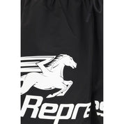 Black Polyester Shorts