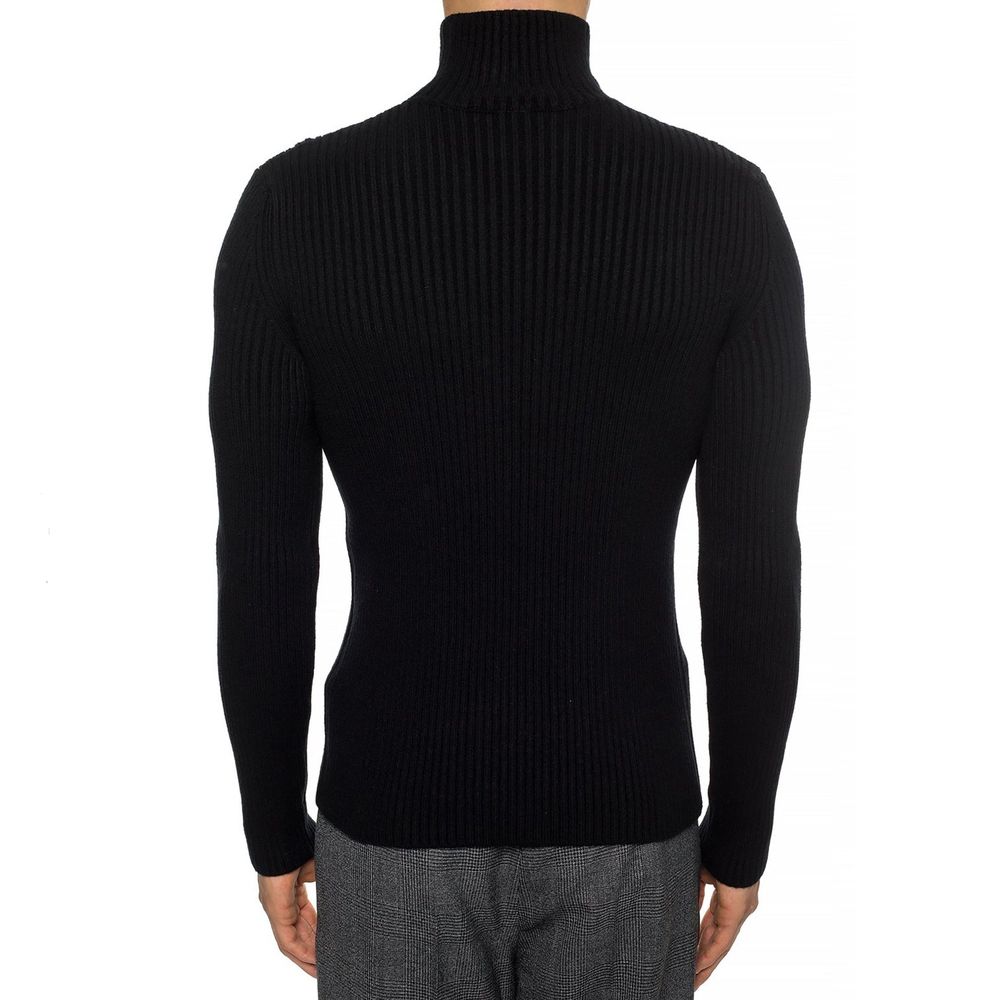 Black Cashmere Turtleneck