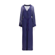 Blue Viscose Jumpsuit