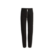 Black Cotton Skinny Jeans