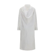 White Cotton Casual Dress