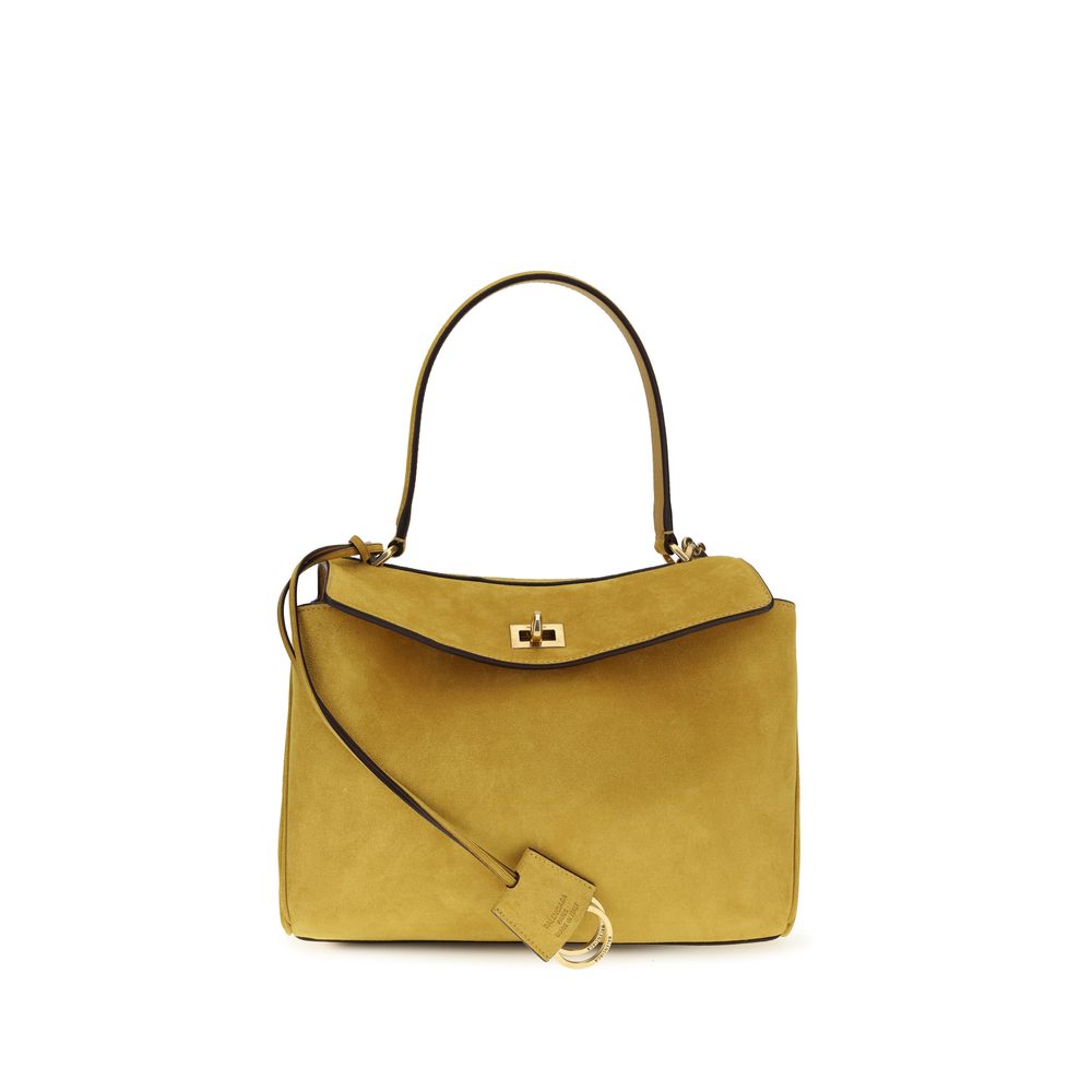 Beige Calf Leather Bos Taurus Handbag