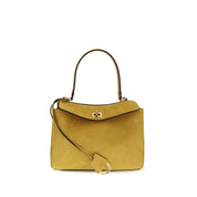 Beige Calf Leather Bos Taurus Handbag