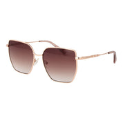 Rose Gold Metal Sunglasses