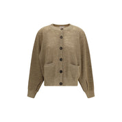 Beige Linen Cardigan