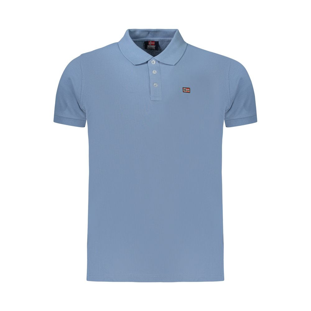 Azzurro Cotton Men's Polo