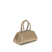 Beige Calf Leather Bos Taurus Handbag