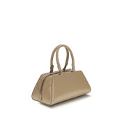 Beige Calf Leather Bos Taurus Handbag