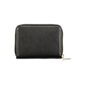 Black Polyurethane Women's Wallet