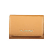Brown Polyurethane Women's Wallet