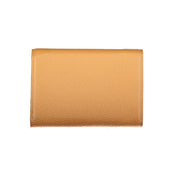 Brown Polyurethane Women's Wallet
