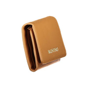 Brown Polyurethane Women's Wallet