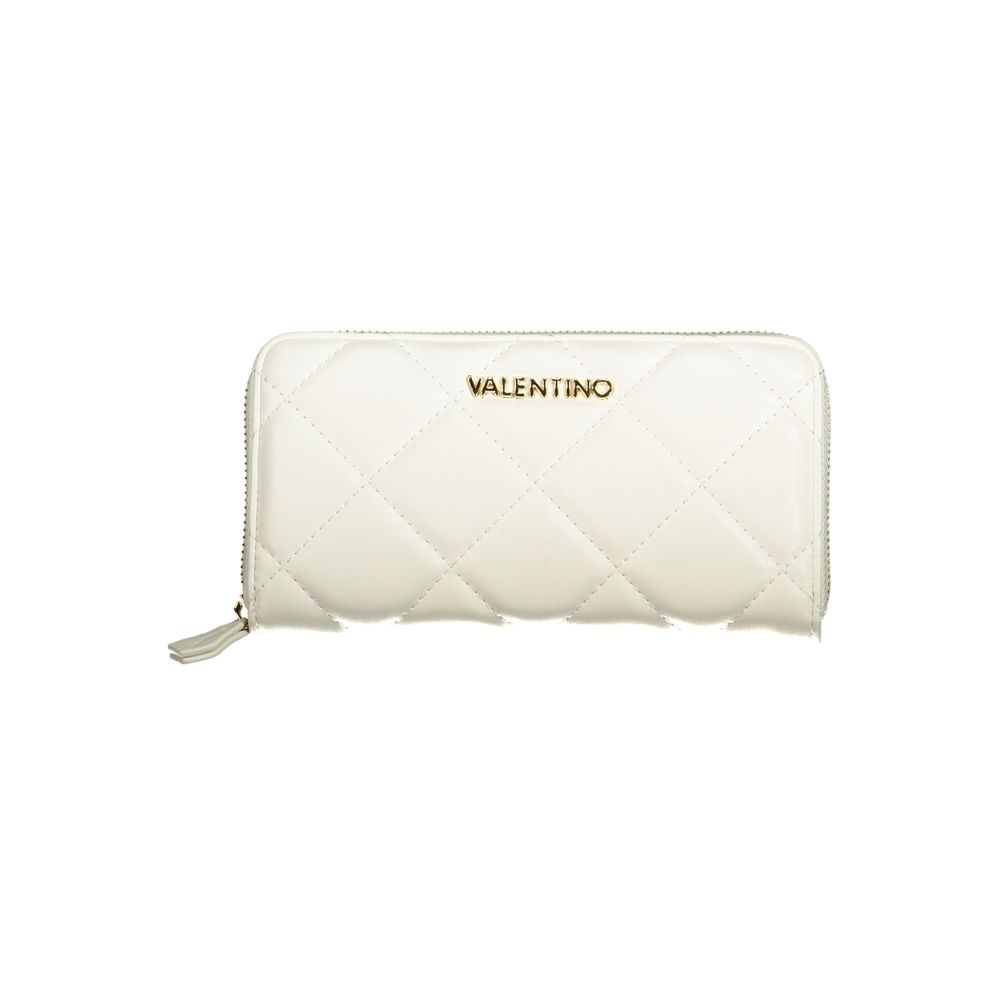 White Polyurethane Women's Wallet