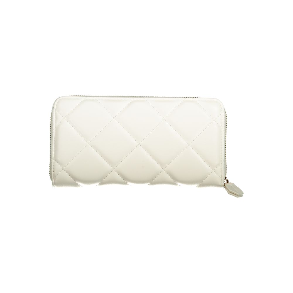 White Polyurethane Women's Wallet