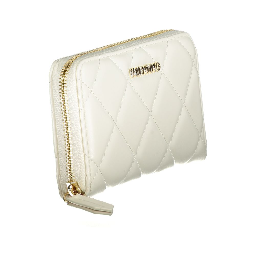 White Polyurethane Women's Wallet
