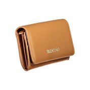 Brown Polyurethane Women's Wallet