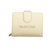 Beige Polyurethane Women's Wallet