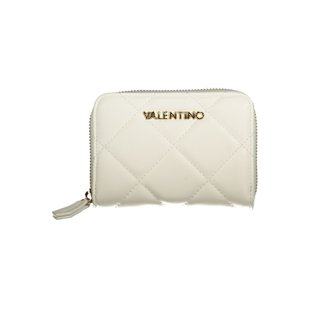 White Polyurethane Women's Wallet