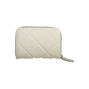 White Polyurethane Women's Wallet