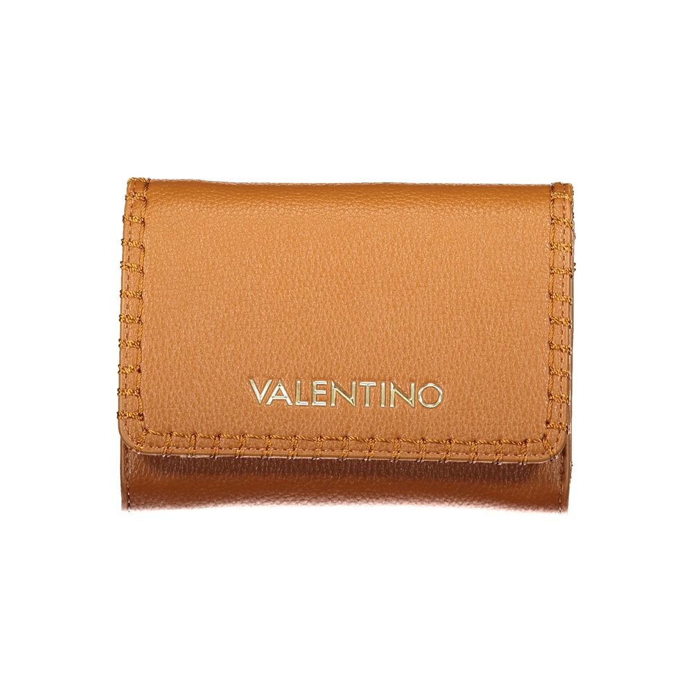 Brown Polyurethane Women's Wallet Accessory