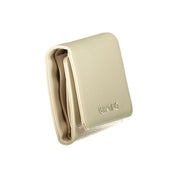 Beige Polyurethane Womens Wallet