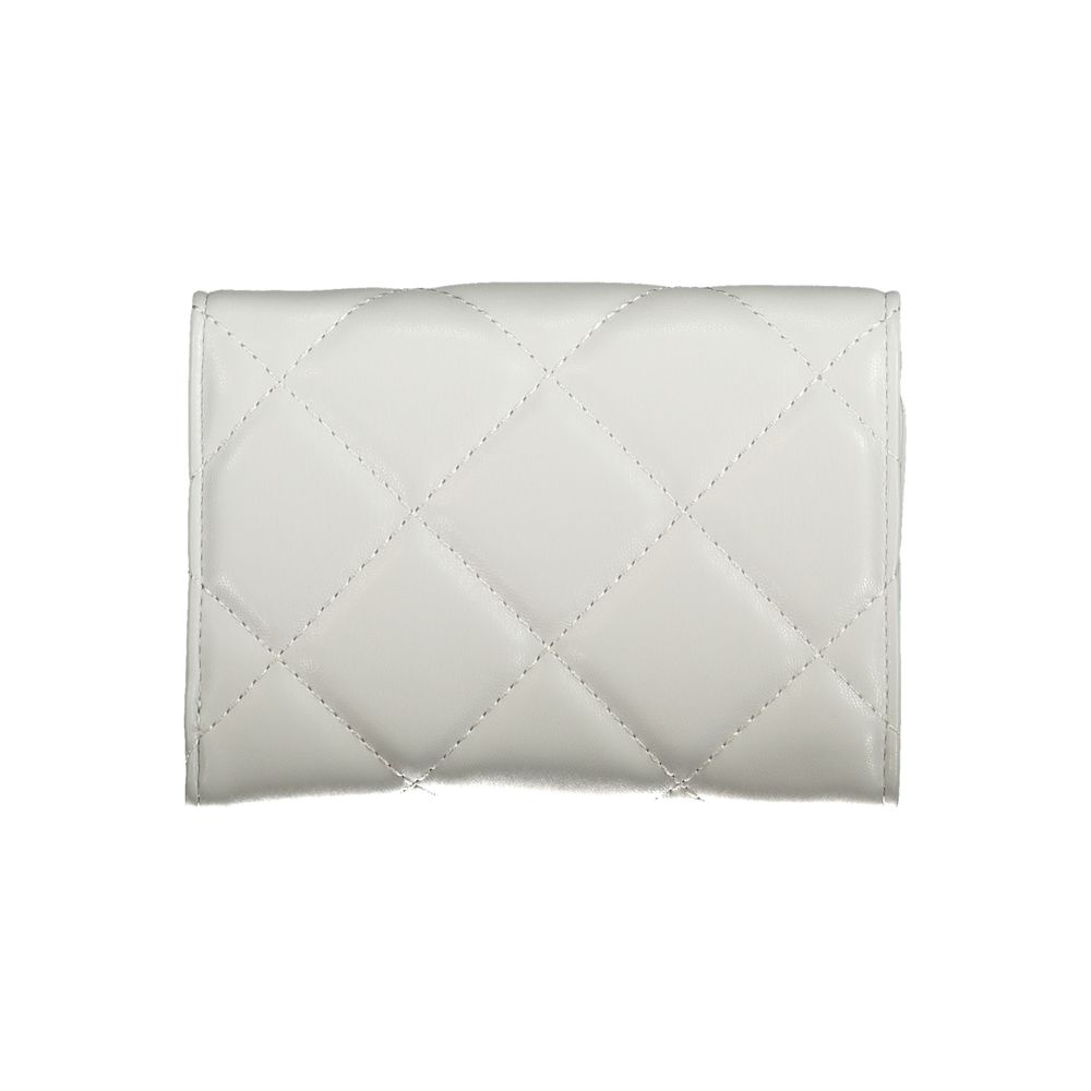 Gray Polyurethane Women's Wallet