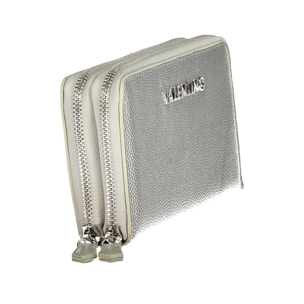 Argento Polyurethane Women's Wallet