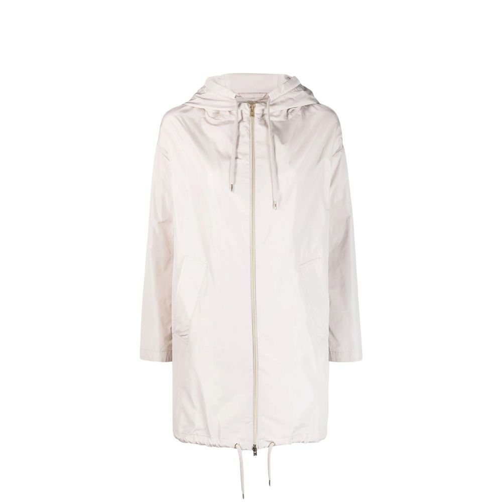 White Polyester Coat