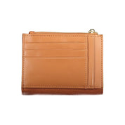 Brown Polyurethane Womens Wallet