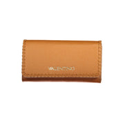 Brown Polyurethane Women's Wallet
