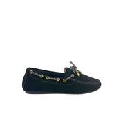 Black Rubber Women Loafer
