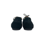 Black Rubber Women Loafer
