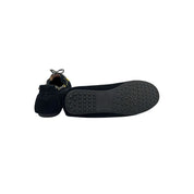 Black Rubber Women Loafer