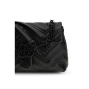 Black Napa Leather / Calf Bos Taurus Handbag