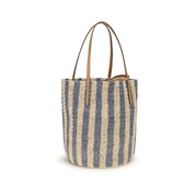 Multicolor Raffia Backet Bag